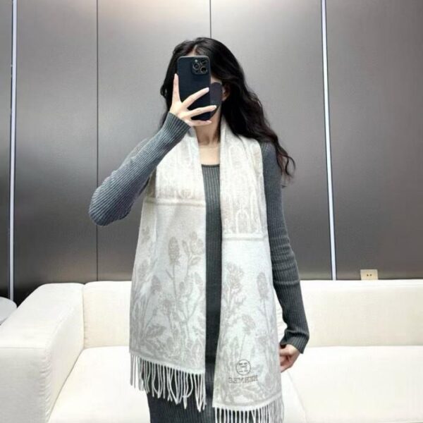 Sciarpa unisex in cashmere di alta qualità Hermes (TTOYB)