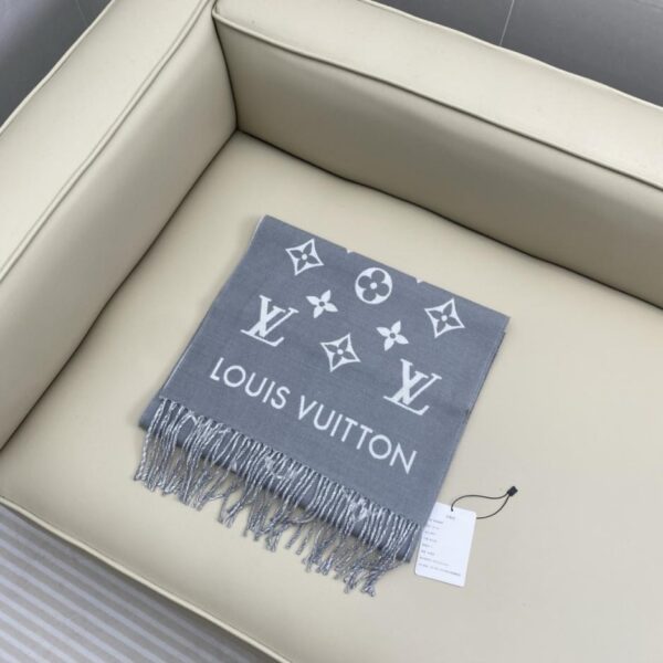 repliche,replica,perfette,siti di,affidabili,migliori siti,dove comprare,1:1,scarpe da ginnastica Sciarpa All About Monogram nera e grigia da uomo Louis Vuitton (31TB6)