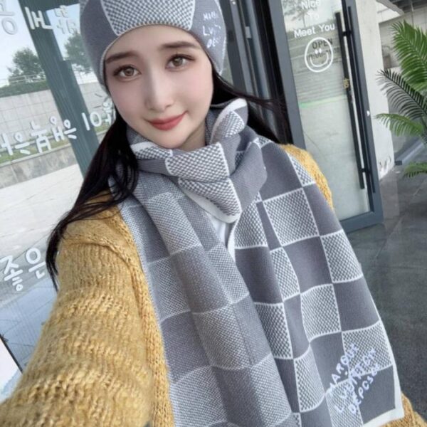repliche,replica,perfette,siti di,affidabili,migliori siti,dove comprare,1:1,scarpe da ginnastica Sito ufficiale Louis Vuitton Nuovo set di lana e cashmere, cappello + sciarpa unisex (WYEHC)