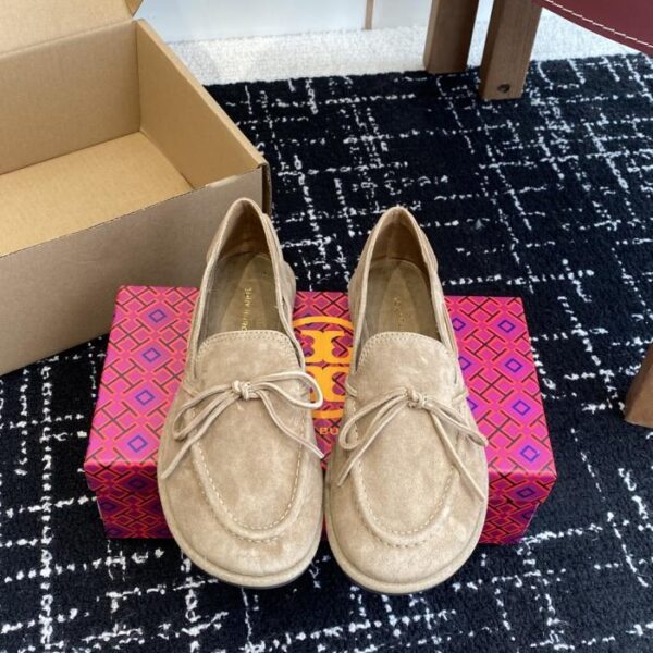 repliche,replica,perfette,siti di,affidabili,migliori siti,dove comprare,1:1,scarpe da ginnastica Mocassini Tory Burch New Bowknot Slip-On Flat, comodi e versatili, con punta tonda (YR2FP)