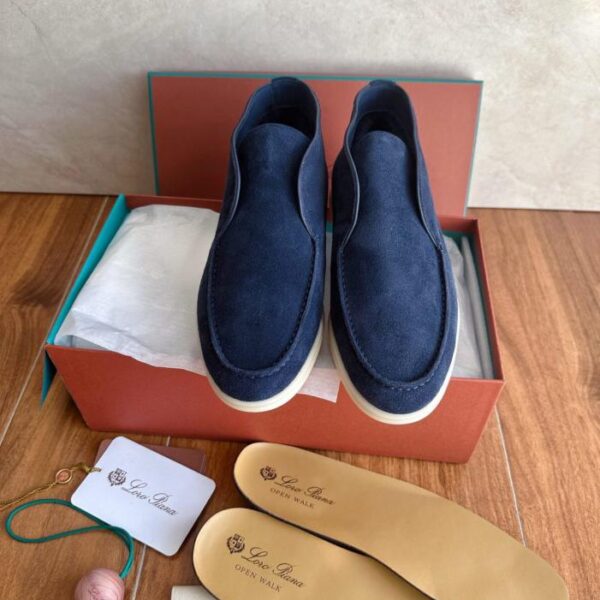 repliche,replica,perfette,siti di,affidabili,migliori siti,dove comprare,1:1,scarpe da ginnastica Loro Piana blu scuro 【Stivali da uomo in pelliccia】(T0YC0)