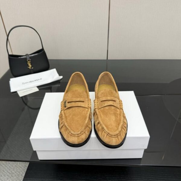 repliche,replica,perfette,siti di,affidabili,migliori siti,dove comprare,1:1,scarpe da ginnastica Mocassini e pantofole con logo piccolo YSL di Saint Laurent (8ZN5Q)