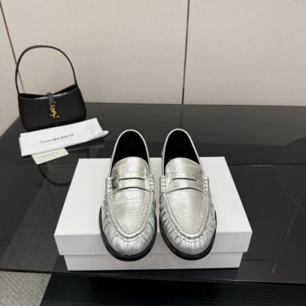 repliche,replica,perfette,siti di,affidabili,migliori siti,dove comprare,1:1,scarpe da ginnastica Mocassini e pantofole con logo piccolo YSL di Saint Laurent (HZNO7)