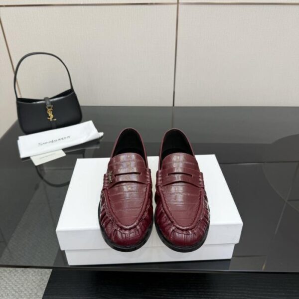 repliche,replica,perfette,siti di,affidabili,migliori siti,dove comprare,1:1,scarpe da ginnastica Mocassini e pantofole con logo piccolo YSL di Saint Laurent (N59X1)