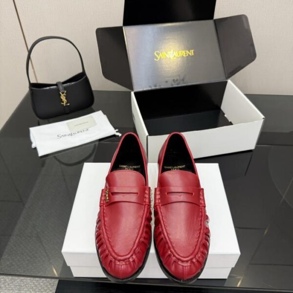 repliche,replica,perfette,siti di,affidabili,migliori siti,dove comprare,1:1,scarpe da ginnastica Mocassini con logo piccolo YSL di Saint Laurent (F0JUV)