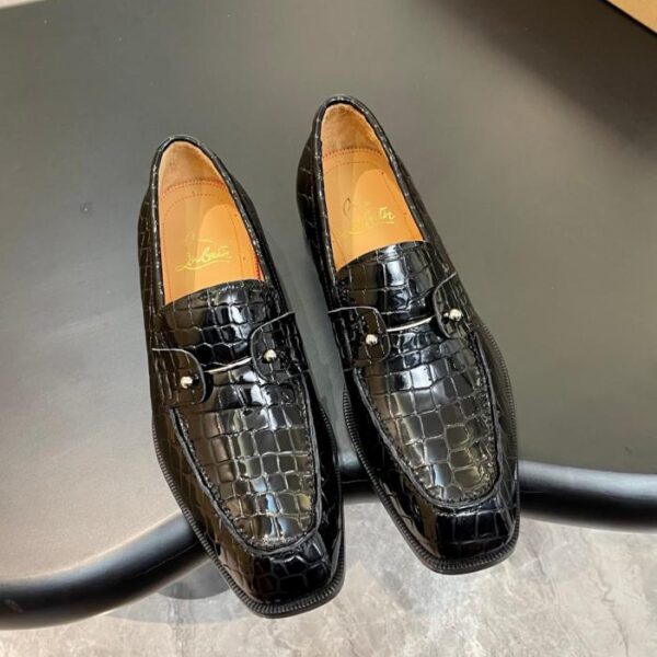 repliche,replica,perfette,siti di,affidabili,migliori siti,dove comprare,1:1,scarpe da ginnastica Scarpe eleganti da uomo in pelle di alta qualità Christian Louboutin con suola rossa (LFFUP)