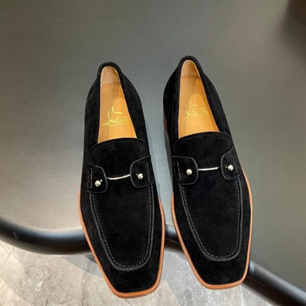 repliche,replica,perfette,siti di,affidabili,migliori siti,dove comprare,1:1,scarpe da ginnastica Scarpe eleganti da uomo in pelle di alta qualità Christian Louboutin, classiche con suola rossa (YKG79)