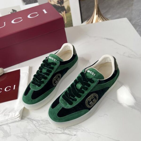 repliche,replica,perfette,siti di,affidabili,migliori siti,dove comprare,1:1,scarpe da ginnastica Le ultime scarpe Dexterity di GUCCI, con doppia G in pelle e lettere Gucci tridimensionali (PMQEK)