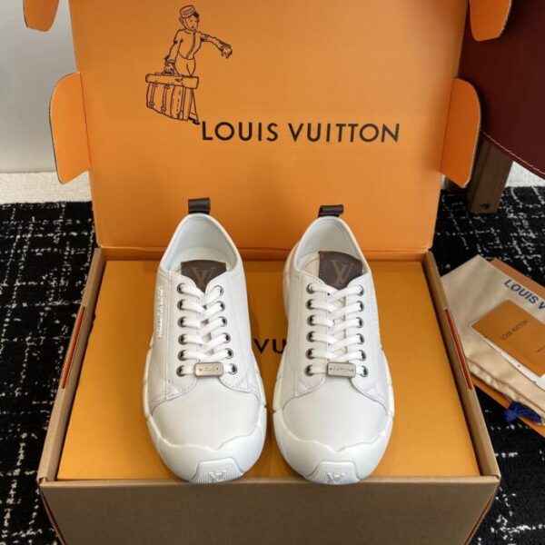 repliche,replica,perfette,siti di,affidabili,migliori siti,dove comprare,1:1,scarpe da ginnastica Scarpe casual bianche con suola spessa Louis Vuitton autunno/inverno (9DQJ7)