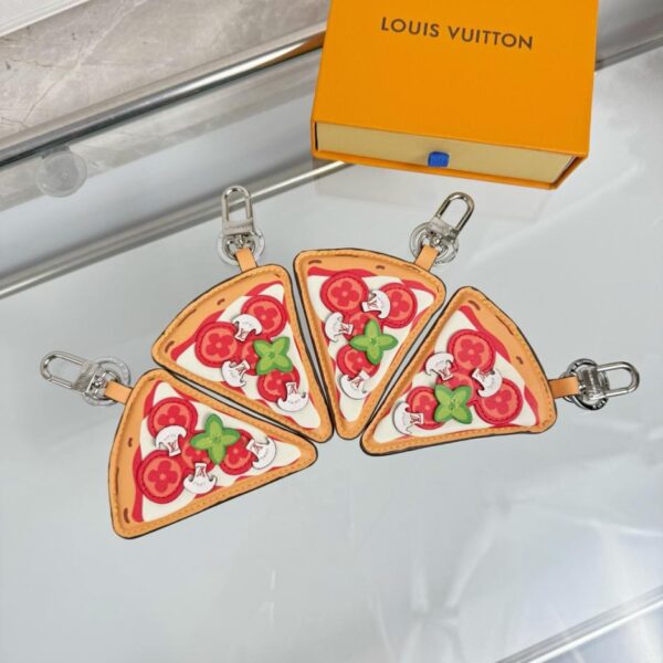 repliche,replica,perfette,siti di,affidabili,migliori siti,dove comprare,1:1,scarpe da ginnastica Portachiavi Louis Vuitton Pizza Charm (H3Z0C)