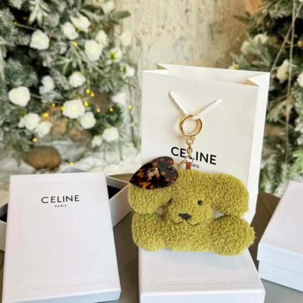 repliche,replica,perfette,siti di,affidabili,migliori siti,dove comprare,1:1,scarpe da ginnastica Ciondolo a forma di cuore con cucciolo di peluche CELINE Arc de Triomphe a 8 colori (3XY6L)