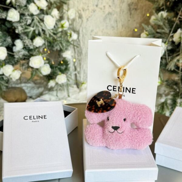 repliche,replica,perfette,siti di,affidabili,migliori siti,dove comprare,1:1,scarpe da ginnastica Ciondolo a forma di cuore con cucciolo di peluche CELINE Arc de Triomphe a 8 colori (8EDN3)