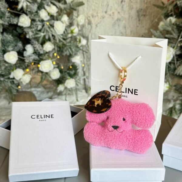 repliche,replica,perfette,siti di,affidabili,migliori siti,dove comprare,1:1,scarpe da ginnastica Ciondolo a forma di cuore con cucciolo di peluche CELINE Arc de Triomphe a 8 colori (NJA26)