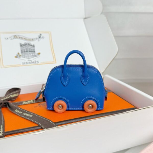 repliche,replica,perfette,siti di,affidabili,migliori siti,dove comprare,1:1,scarpe da ginnastica Bolide️ Hermes Mini Borsa da bowling Portachiavi con ciondolo (VS9T8)