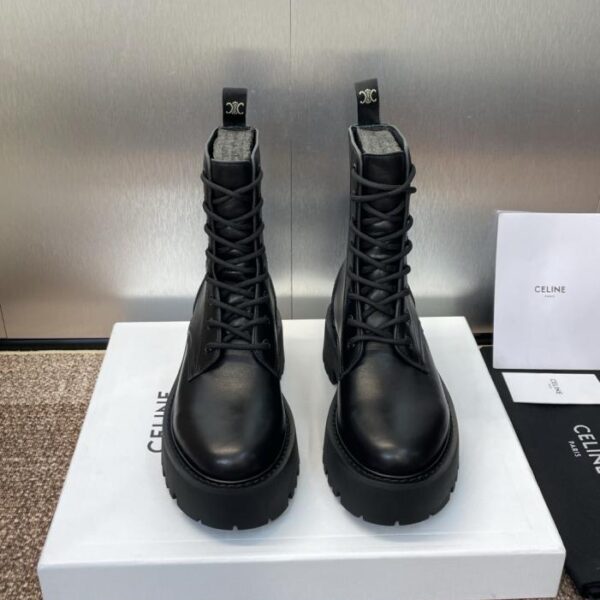 repliche,replica,perfette,siti di,affidabili,migliori siti,dove comprare,1:1,scarpe da ginnastica CELINE autunno e inverno nuovi stivali da motociclista corti con lacci da donna (40 (BHI9F)