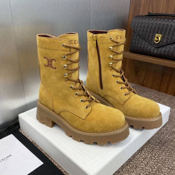 repliche,replica,perfette,siti di,affidabili,migliori siti,dove comprare,1:1,scarpe da ginnastica CELINE Stivali da motociclista con lacci autunno/inverno da donna (ON7MZ)