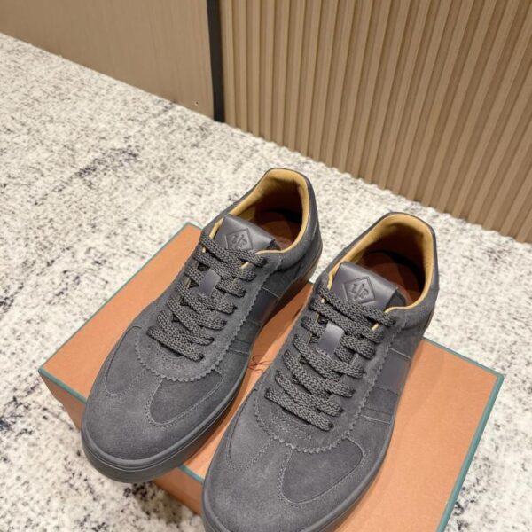 Versione top delle scarpe da allenamento tedesche LP da uomo della serie Tennis Walk di Loro Piana (BV245)