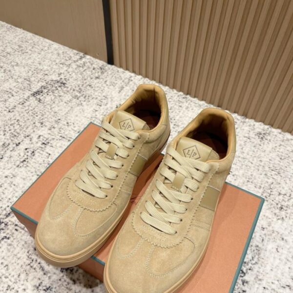 Versione top delle scarpe da allenamento tedesche LP da uomo della serie Tennis Walk di Loro Piana (QYU8X)