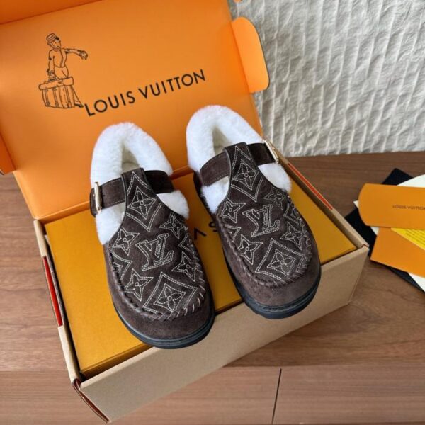 repliche,replica,perfette,siti di,affidabili,migliori siti,dove comprare,1:1,scarpe da ginnastica Scarpe Mary Jane in peluche della serie Colorado di Louis Vuitton (IBJ8Z)
