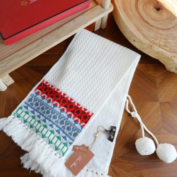 repliche,replica,perfette,siti di,affidabili,migliori siti,dove comprare,1:1,scarpe da ginnastica Scialle con pompon Pianna, maglia di cashmere (8DOAG)