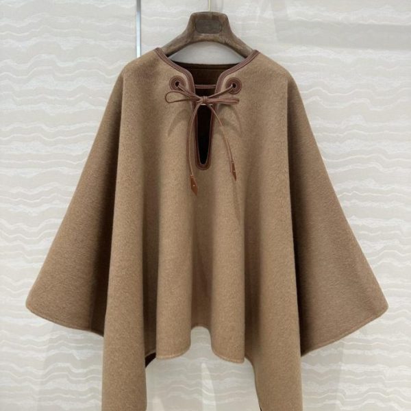 repliche,replica,perfette,siti di,affidabili,migliori siti,dove comprare,1:1,scarpe da ginnastica Scialle/mantella in cashmere di alta qualità, stile vintage lussuoso, con bordi in vera pelle resistente (S1QWR)