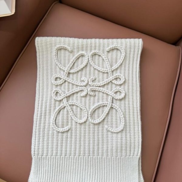 repliche,replica,perfette,siti di,affidabili,migliori siti,dove comprare,1:1,scarpe da ginnastica Sciarpa lavorata a maglia LOEWE autunno/inverno grigio albicocca (QQ23V)