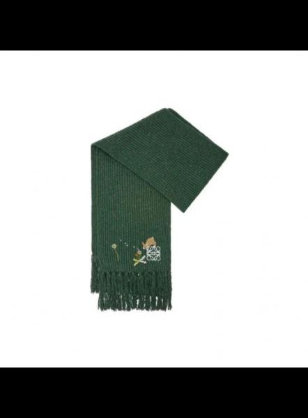 repliche,replica,perfette,siti di,affidabili,migliori siti,dove comprare,1:1,scarpe da ginnastica Collaborazione Loewe x Sunafujita: nuova sciarpa lavorata a maglia con ricami a forma di coniglietto e fiori e nappe (HXF0Q)