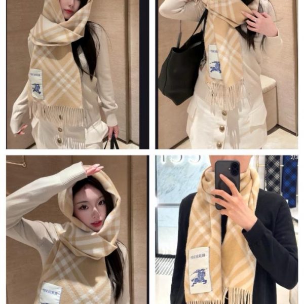 repliche,replica,perfette,siti di,affidabili,migliori siti,dove comprare,1:1,scarpe da ginnastica La nuova sciarpa tartan in cashmere di Burberry (TMRKU)