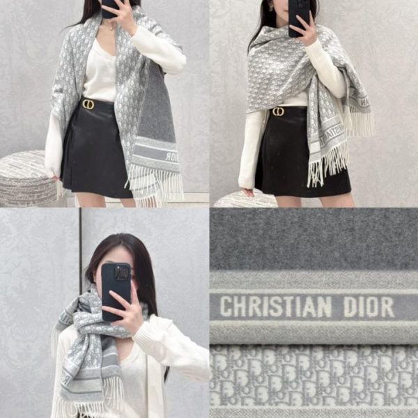 repliche,replica,perfette,siti di,affidabili,migliori siti,dove comprare,1:1,scarpe da ginnastica Nuova sciarpa con stampa Oblique di Dior (6BBMA)