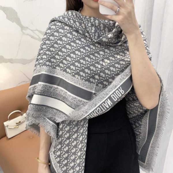 repliche,replica,perfette,siti di,affidabili,migliori siti,dove comprare,1:1,scarpe da ginnastica Scialle jacquard Dior Cannage grigio (M1M2E)