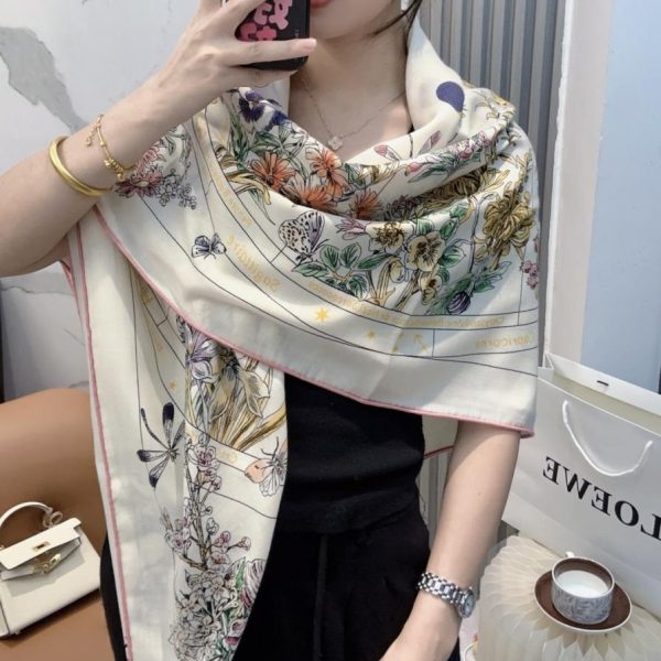 repliche,replica,perfette,siti di,affidabili,migliori siti,dove comprare,1:1,scarpe da ginnastica Sciarpa Dior in seta, 140 cm, realizzata in pura seta e cashmere (3BT8L).
