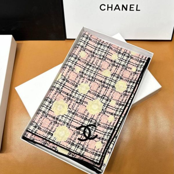 repliche,replica,perfette,siti di,affidabili,migliori siti,dove comprare,1:1,scarpe da ginnastica Novità autunno/inverno Chanel: Tweed e Camelia – Sciarpa lunga reversibile tonale (ZFMGR)
