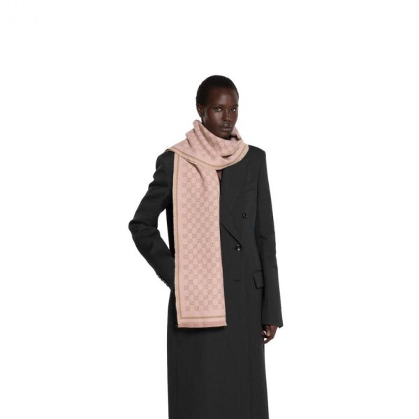 repliche,replica,perfette,siti di,affidabili,migliori siti,dove comprare,1:1,scarpe da ginnastica Sciarpa in lana GG GUCCI, collezione di accessori in morbida seta con profili raffinati (OHE3H)
