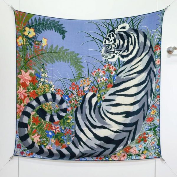 repliche,replica,perfette,siti di,affidabili,migliori siti,dove comprare,1:1,scarpe da ginnastica RHMS 80 Hermès “Tiger’s Might” in cashmere e seta dello stesso colore (DF9WF)