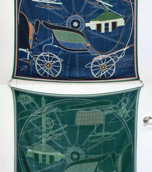 repliche,replica,perfette,siti di,affidabili,migliori siti,dove comprare,1:1,scarpe da ginnastica RHMS 93 Hermès “Little Carriage” in cashmere e seta bicolore (870EA)