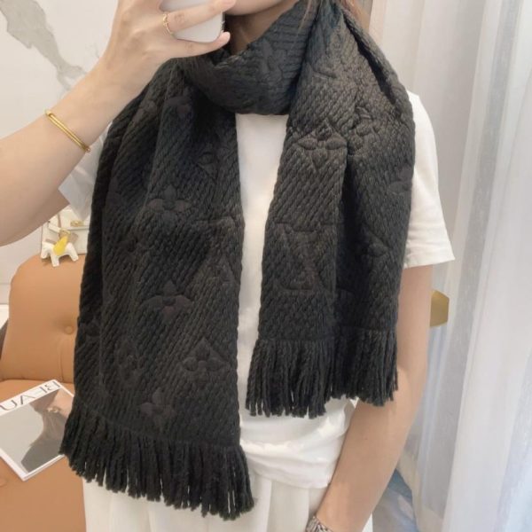 repliche,replica,perfette,siti di,affidabili,migliori siti,dove comprare,1:1,scarpe da ginnastica Sciarpa in lana autunno/inverno Louis Vuitton, sciarpa/scialle in cashmere spesso e caldo (M8TBB)