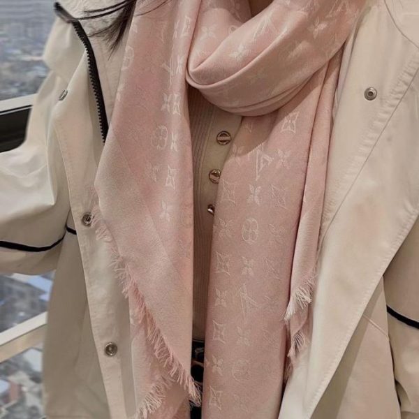 repliche,replica,perfette,siti di,affidabili,migliori siti,dove comprare,1:1,scarpe da ginnastica Classico design Louis Vuitton in argento rosa con delicato motivo monogramma jacquard (V8BWH)