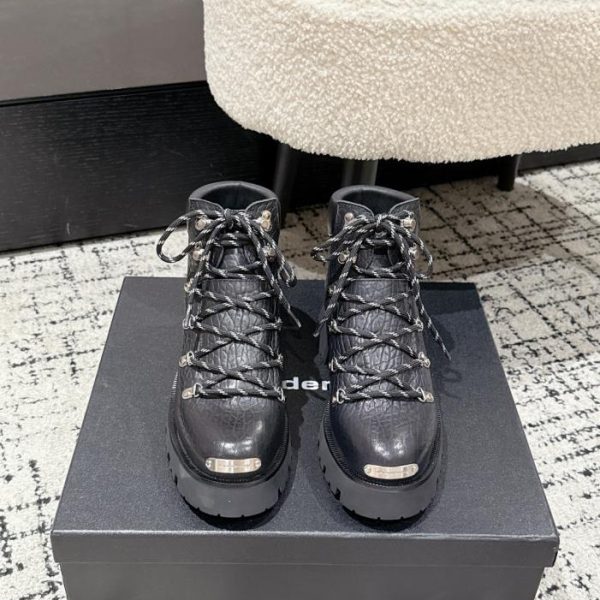 repliche,replica,perfette,siti di,affidabili,migliori siti,dove comprare,1:1,scarpe da ginnastica Nuovi stivaletti con plateau e lacci di Alexander Wang (Y49CM)