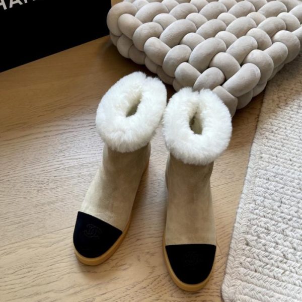 repliche,replica,perfette,siti di,affidabili,migliori siti,dove comprare,1:1,scarpe da ginnastica Stivaletti Chanel in lana nuova autunno/inverno, versione premium (KG5X3)