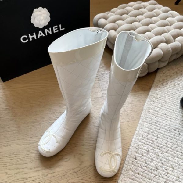 repliche,replica,perfette,siti di,affidabili,migliori siti,dove comprare,1:1,scarpe da ginnastica Stivaletti Chanel Vintage Cambon, versione di livello superiore (EC20W)