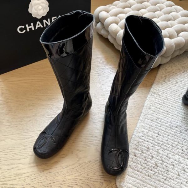 repliche,replica,perfette,siti di,affidabili,migliori siti,dove comprare,1:1,scarpe da ginnastica Stivaletti Chanel Vintage Cambon, versione di livello superiore (IC8S9)