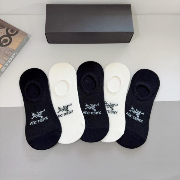 repliche,replica,perfette,siti di,affidabili,migliori siti,dove comprare,1:1,scarpe da ginnastica (5 paia per scatola) Calzini da barca ARC’TERYX 2025, tessuto di cotone di bambù (SLKWD)
