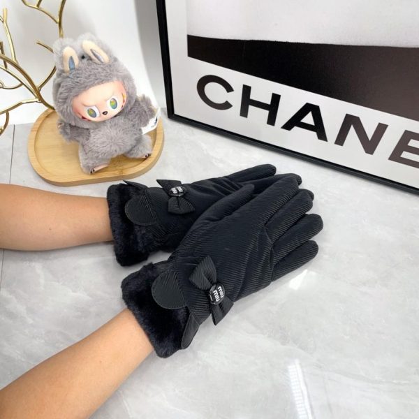 repliche,replica,perfette,siti di,affidabili,migliori siti,dove comprare,1:1,scarpe da ginnastica Guanti con fiocco da donna MIUMIU (4LFLD)