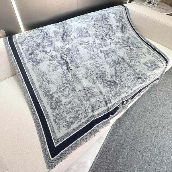repliche,replica,perfette,siti di,affidabili,migliori siti,dove comprare,1:1,scarpe da ginnastica Scialle con stampa Dior Toile de Jouy (4RRY9)