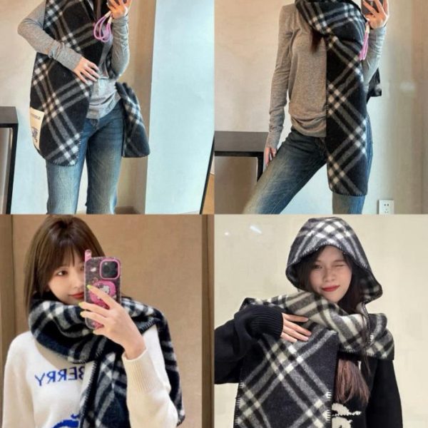 repliche,replica,perfette,siti di,affidabili,migliori siti,dove comprare,1:1,scarpe da ginnastica Burberry Nuovo scialle/sciarpa/scialle con cappuccio (X5LLT)