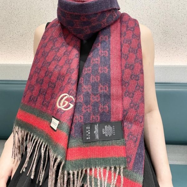 repliche,replica,perfette,siti di,affidabili,migliori siti,dove comprare,1:1,scarpe da ginnastica Sciarpa con logo GG, la classica firma di Gucci (4CFKY)