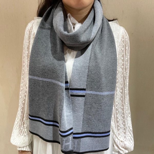 Sciarpa Hermès in maglia e cashmere di alta qualità al 100% (DZJSD)