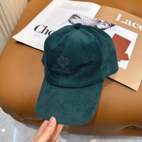 repliche,replica,perfette,siti di,affidabili,migliori siti,dove comprare,1:1,scarpe da ginnastica Loro Piana Nuovo berretto da baseball in velluto a coste di fascia alta (41HFR)
