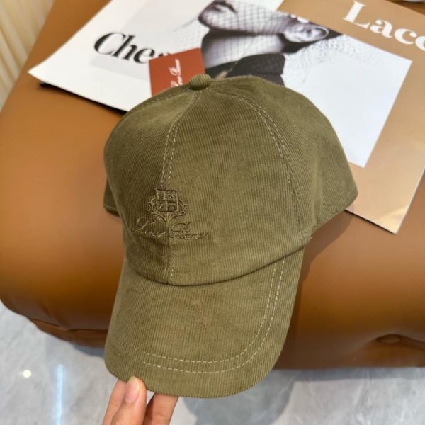 repliche,replica,perfette,siti di,affidabili,migliori siti,dove comprare,1:1,scarpe da ginnastica Loro Piana Nuovo berretto da baseball in velluto a coste di fascia alta (QN1K7)