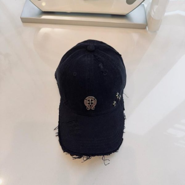 Cappellino da baseball spazzolato Chrome Hearts New (IU5MM)